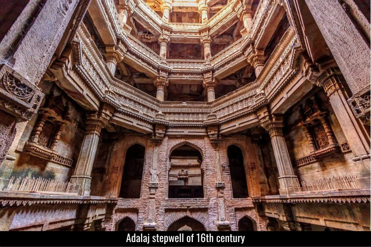 Adalaj stepwell of 16th century | Rani Rudabai ni Vav