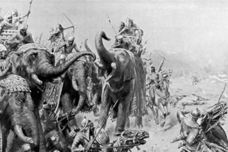 An Illustration of the second battle of Panipat | Successful military campaigns by Akbar the great | Battles won by Akbar