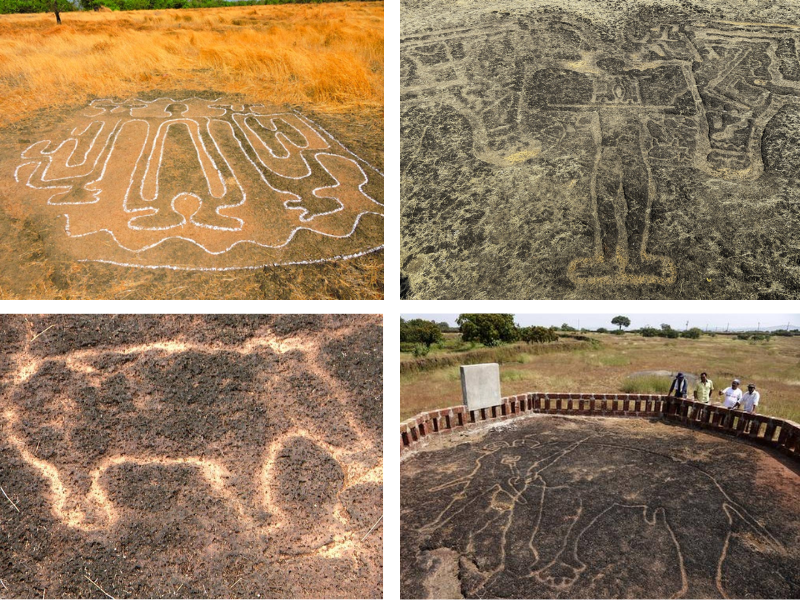 Petroglyphs of Mesolithic stone age in Ratnagiri and Rajapur district in Konkan region, Maharashtra | Pre-historic India