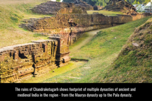 Ruins of Chandraketugarh in West Bengal