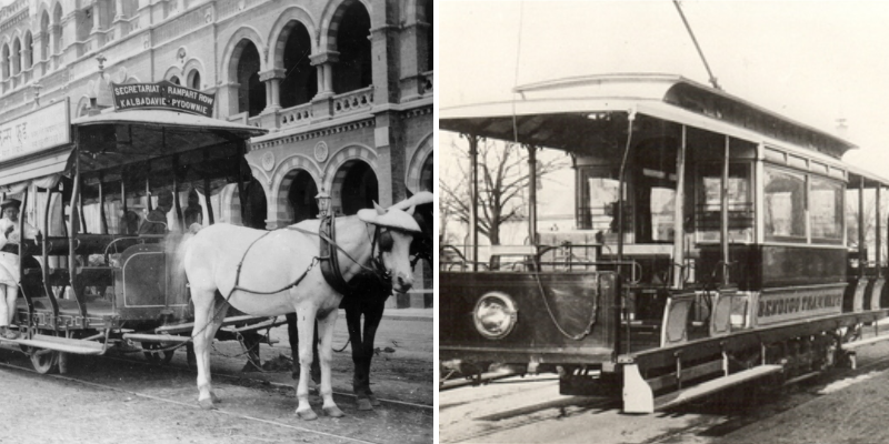 First horse drawn and electric tram of Calcutta | History of Kolkata | Historyfinder.in