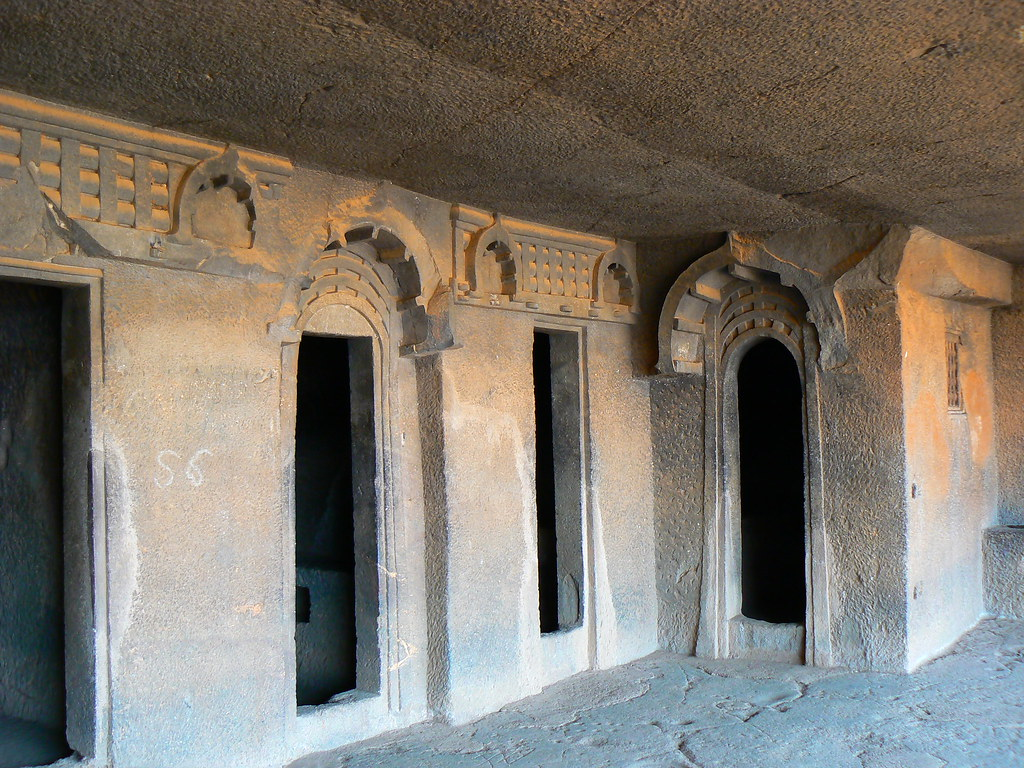 Vihara at Bhaja Caves | Image from Flickr.com | Historyfinder.in